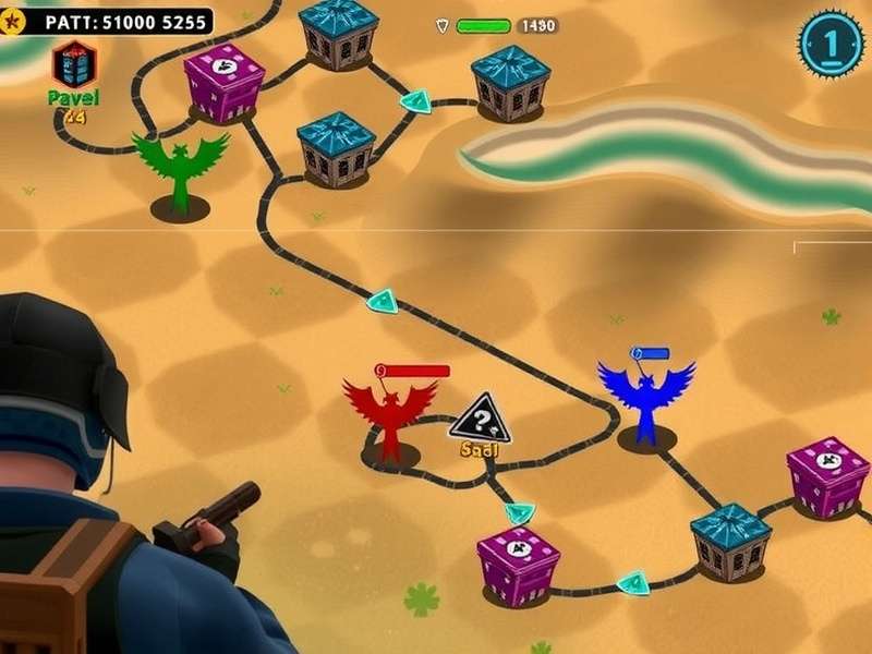 Pernem Post Patrol gameplay screenshot showing patrol routes and local landmarks